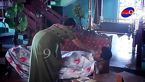 Mahi aunty tempting to young varlet in her house