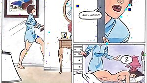 Lesbian MILF Bondage Orgy Comic