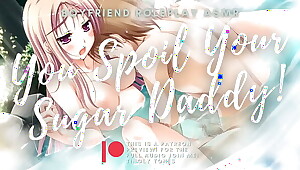 The Sugar Spoils Sugar ! ASMR Boyfriend Roleplay . Male voice M4F Audio Only